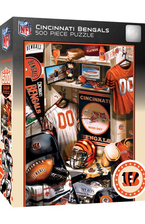 Cincinnati Bengals Locker 500pc Puzzle