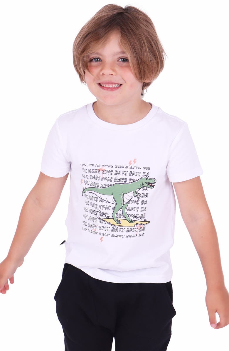 dot australia Kids' Epic Dino Graphic T-Shirt, Alternate, color,