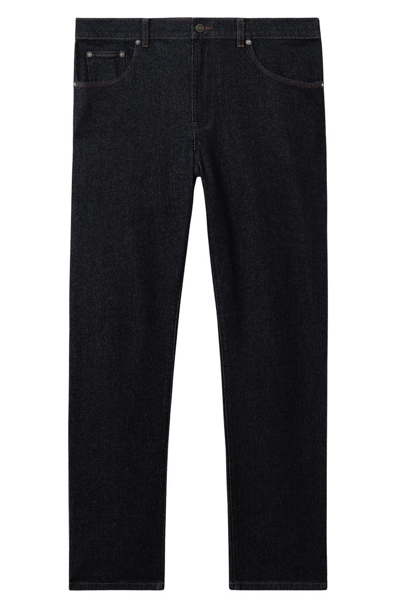 Reiss Bishopsgate Straight Leg Jeans, Alternate, color, Raw Indigo