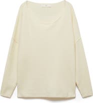 MANGO Boat Neck Sweater