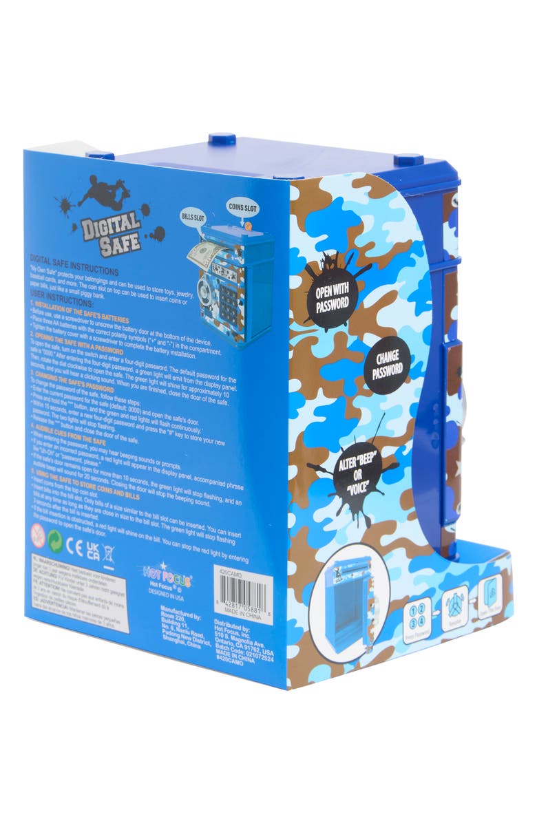 HOT FOCUS Camo Digital Safe, Alternate, color, 