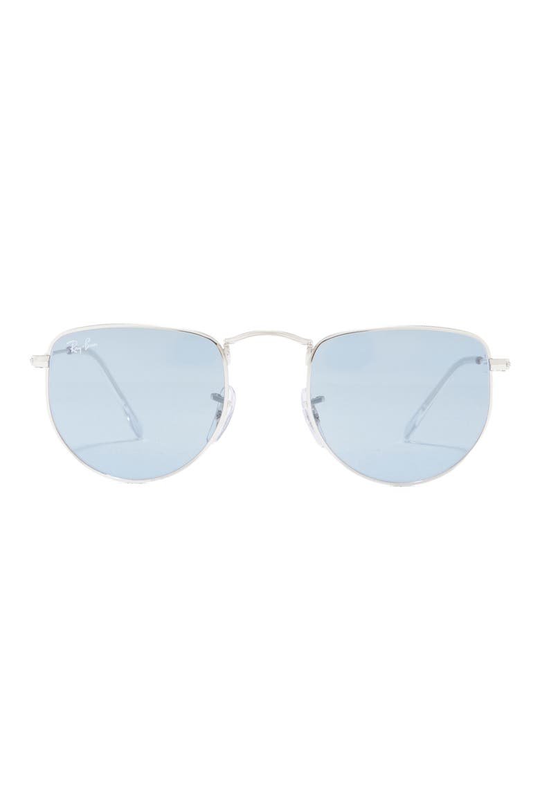 47mm Irregular Sunglasses, Main, color, SILVER