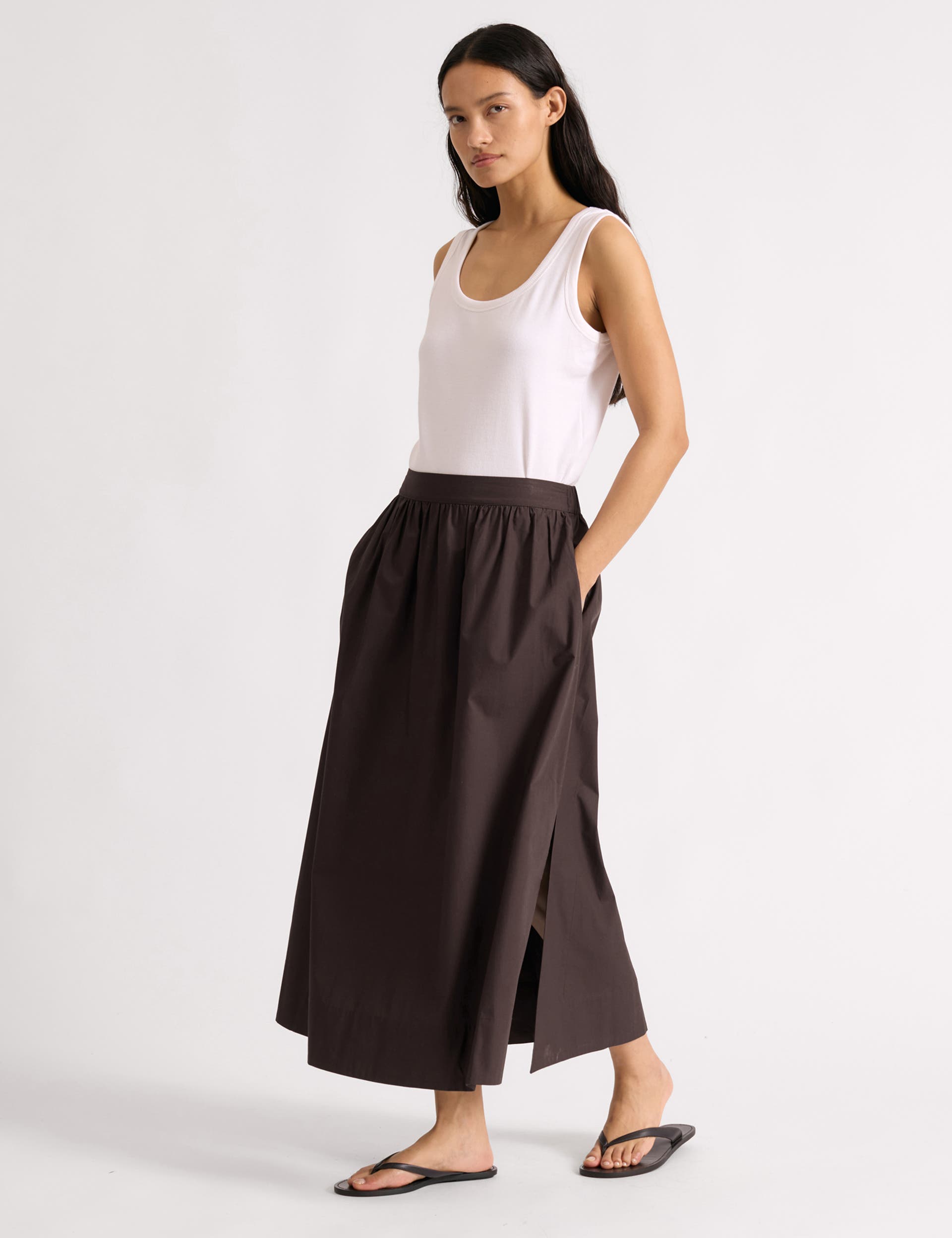 Cotton Full Skirt - image 2