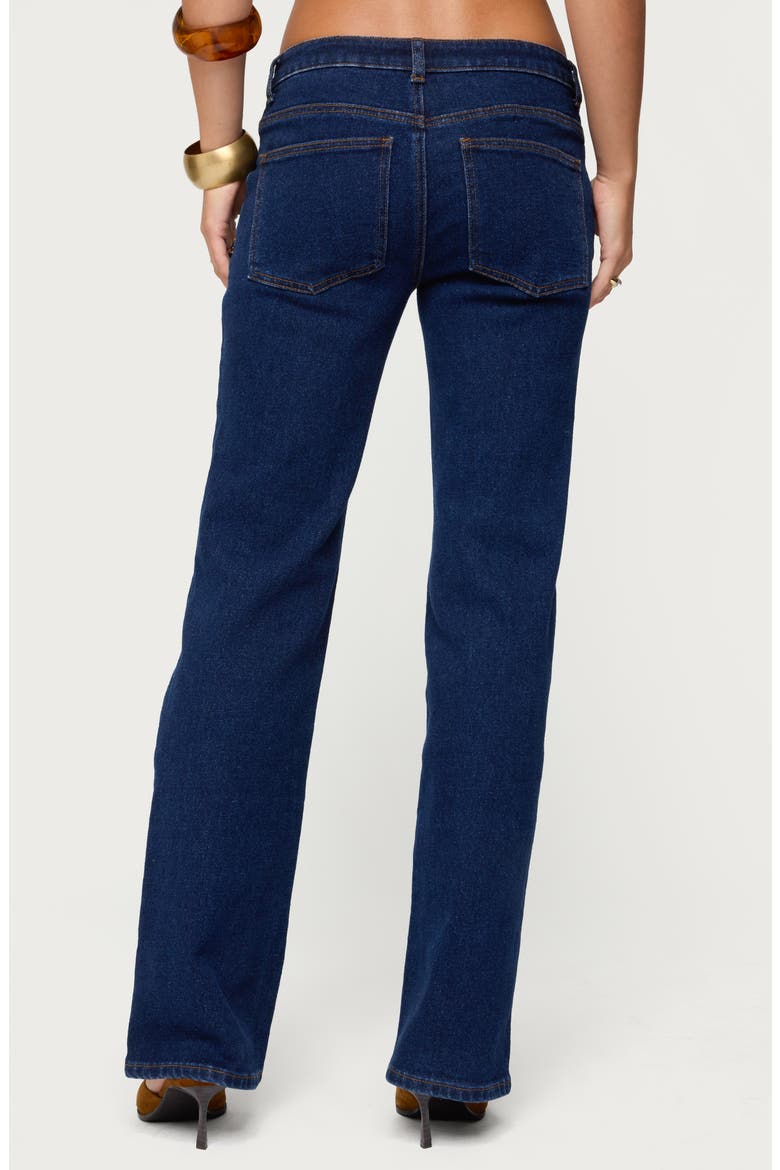 Jemima Low Rise Straight Leg Jeans, Alternate, color, DARK-BLUE-WASHED