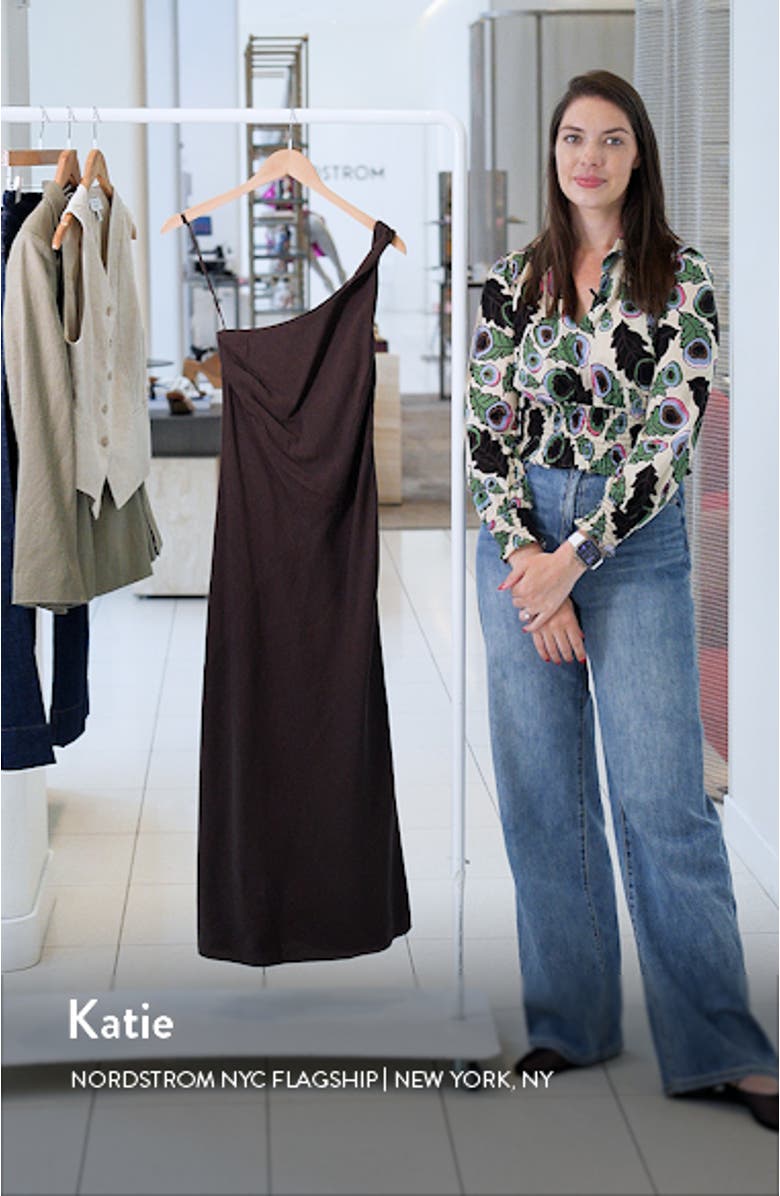 One-Shoulder Midi Dress, sales video thumbnail