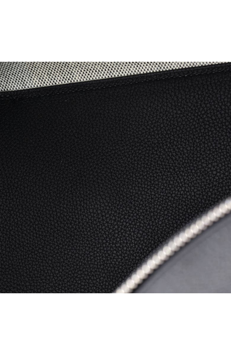 Pre-Owned Hermes R.M.S 12H Bag Pacific Printed Toile and Leather, Alternate, color, Noir