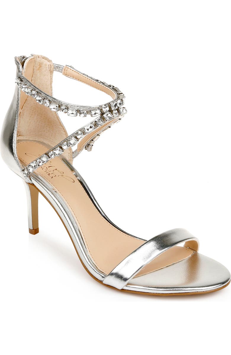 Jewel Badgley Mischka Celine Embellished Sandal, Main, color,