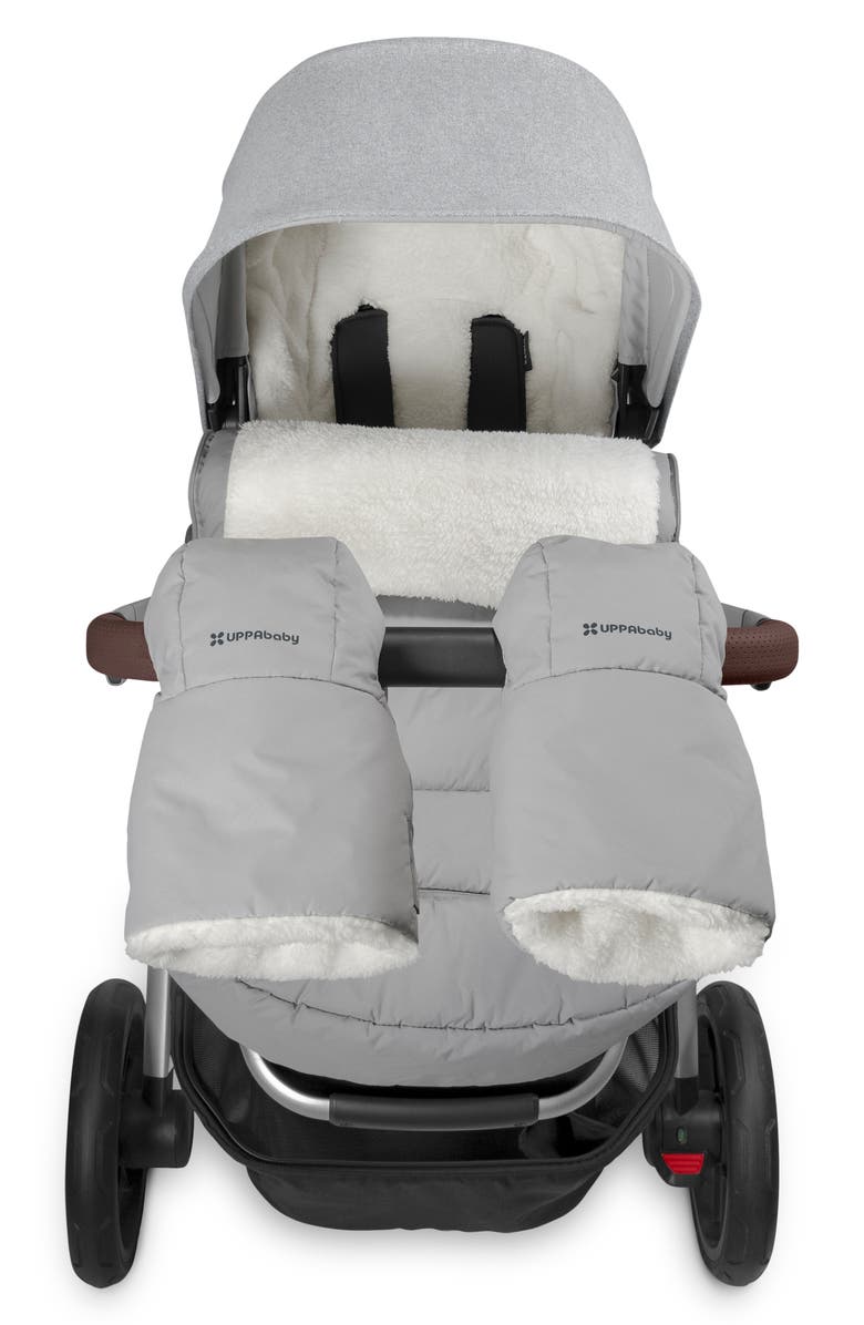 UPPAbaby Cozy Hand Muffs, Alternate, color, Grey Brushed Melange