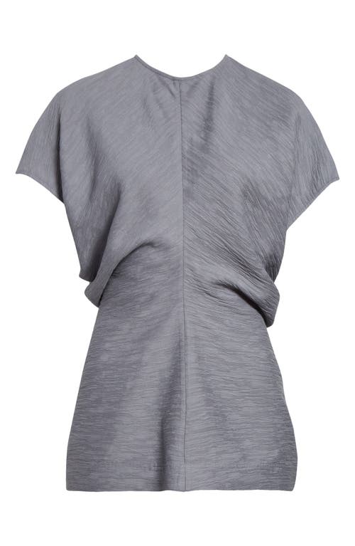 Totême Toteme Crinkle Texture Knit Top In Mistral