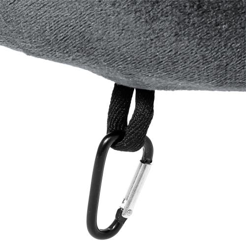 Members Only Memory Foam Travel Neck Pillow In Black