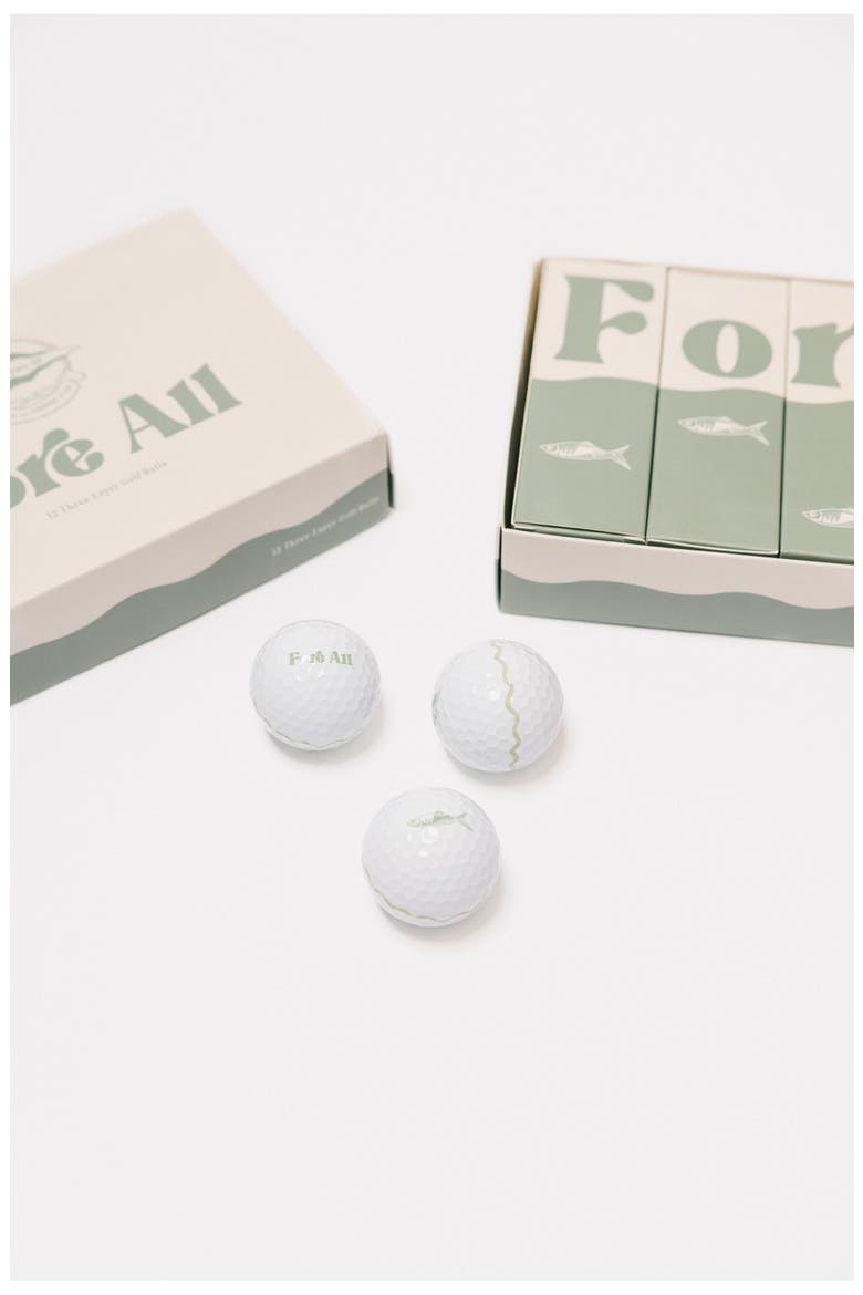 Buoy Set of 12 Golf Balls, Alternate, color, WHITE MULTI