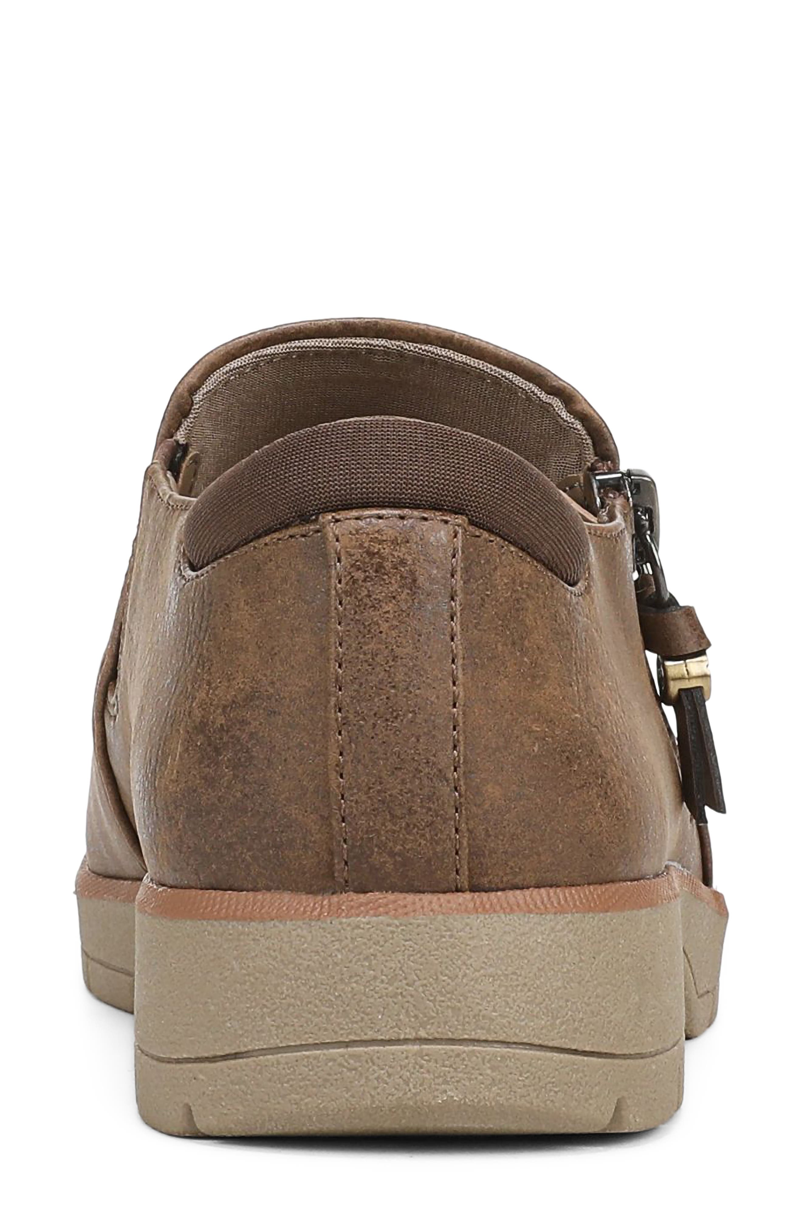 Nice Day Now Ankle Bootie, Alternate, color, MID BROWN FAUX LEATHER