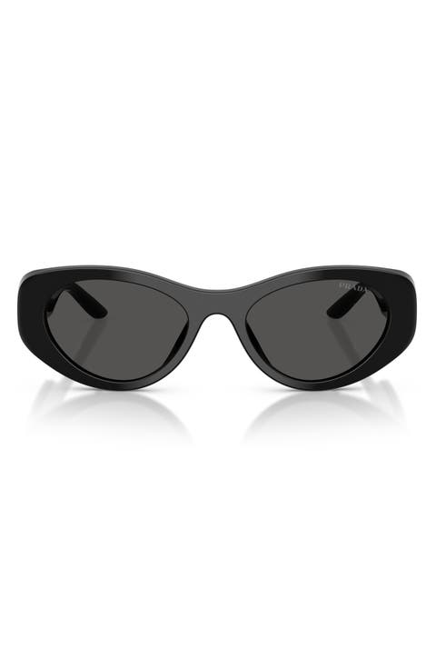 PR D23SU 53mm Oval Sunglasses