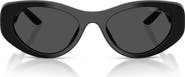 Prada PR D23SU 53mm Oval Sunglasses