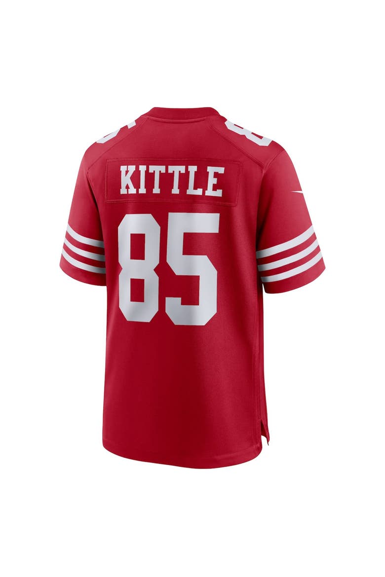 Men's Nike George Kittle Scarlet San Francisco 49ers Player Game Jersey, Alternate, color, Scarlet