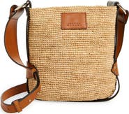 Isabel Marant Mini Bayia Raffia Bucket Bag | Nordstrom