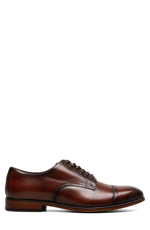 Stacy Adams William Cap Toe Oxford In Brown