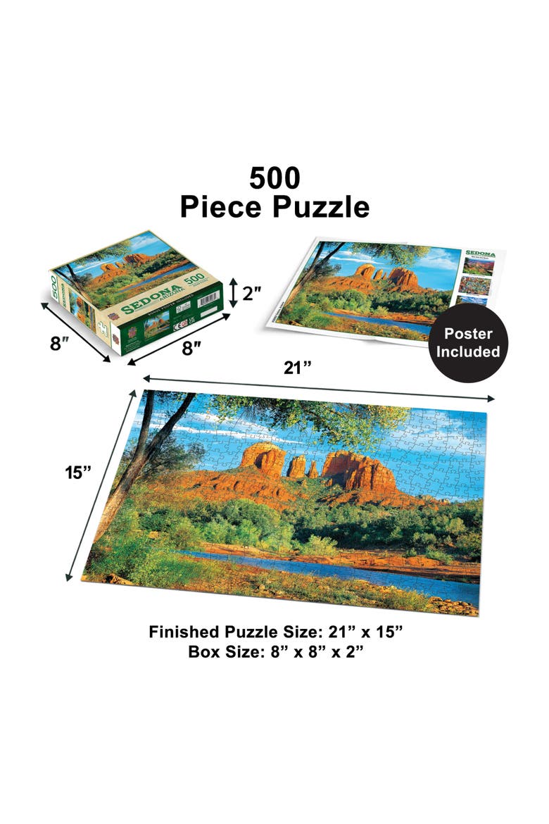 Sedona, Arizona 500 Piece Jigsaw Puzzle, Alternate, color, Multicolor