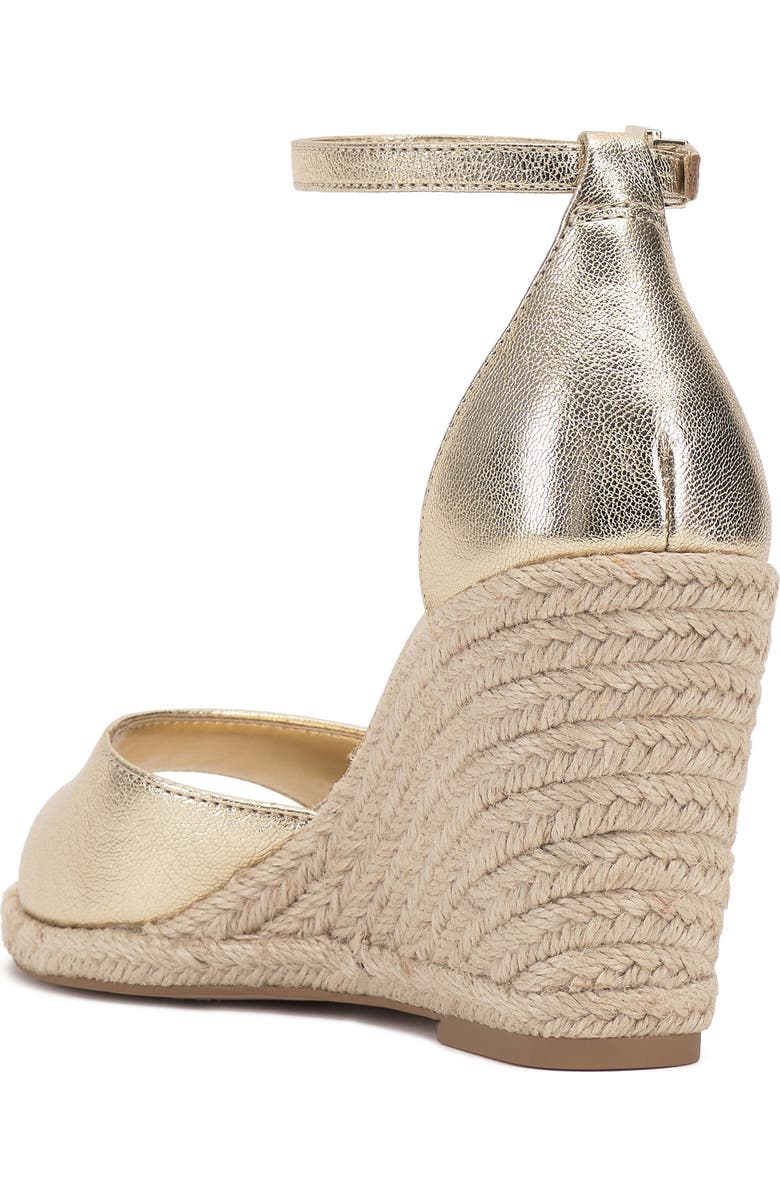Vince Camuto Felyn Espadrille Wedge Sandal, Alternate, color, Egyptian Gold