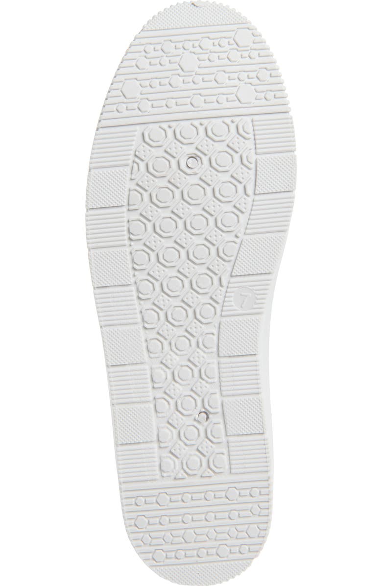 GLORIA VANDERBILT Annette Bow Charm Knit Slip-On Sneaker, Alternate, color, Black/ White