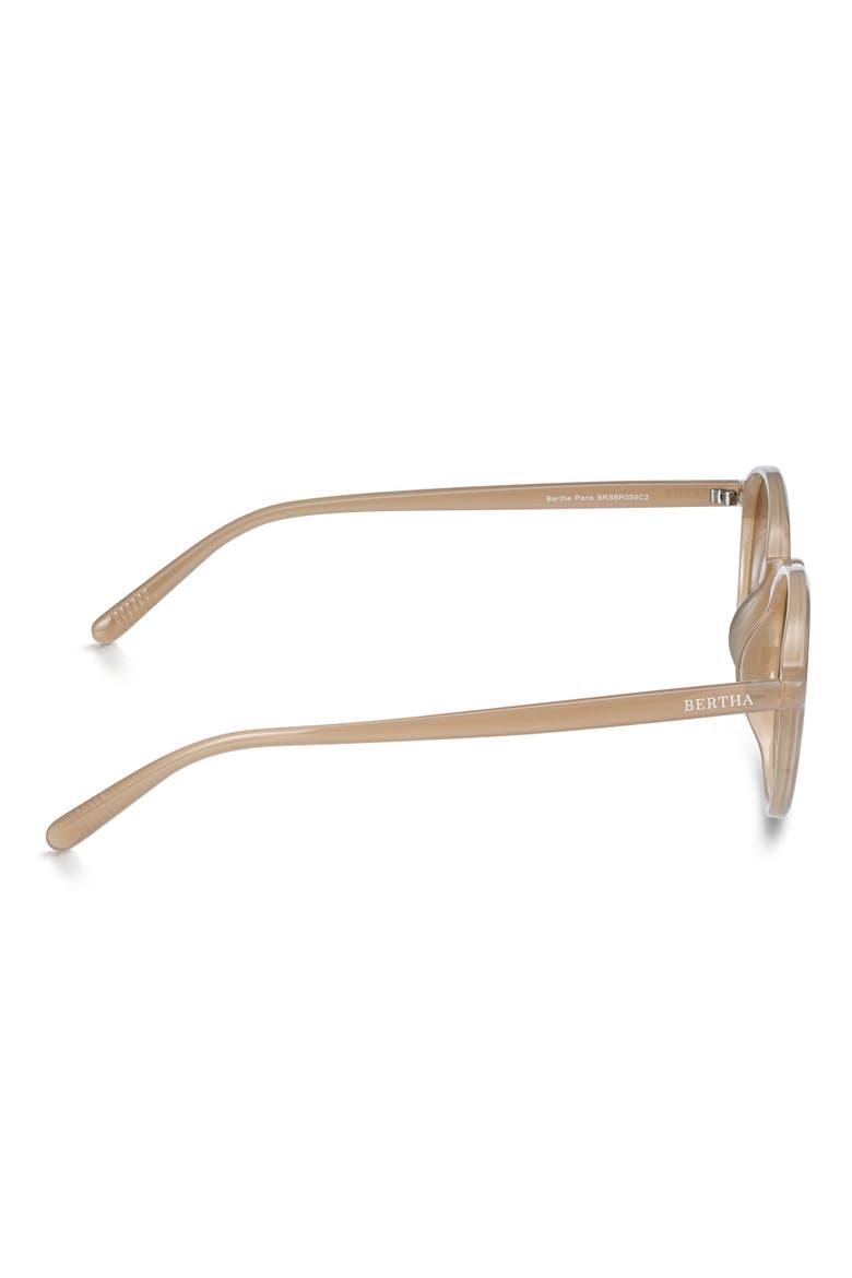 Paris Ladies Polarized Sunglasses, Alternate, color, Champagne/Brown
