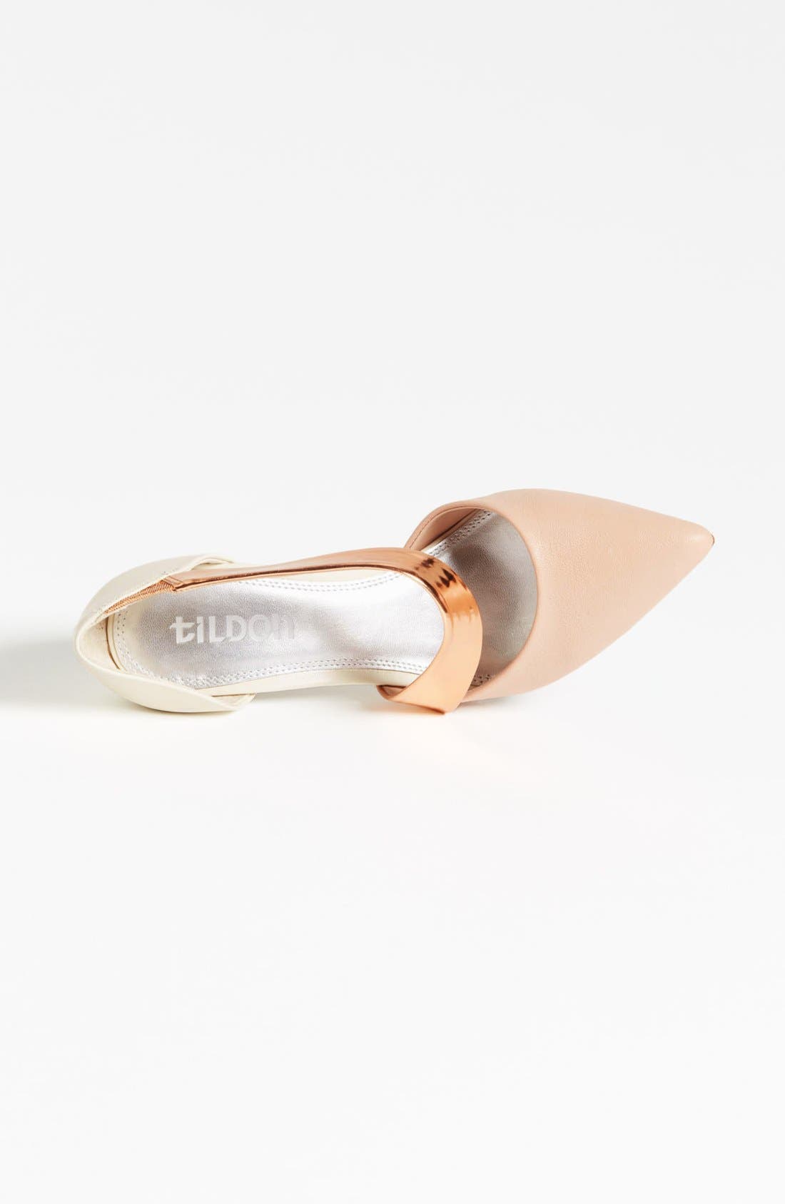 'Megan' Pump, Alternate, color, PEACH / ROSE GOLD / CREAM