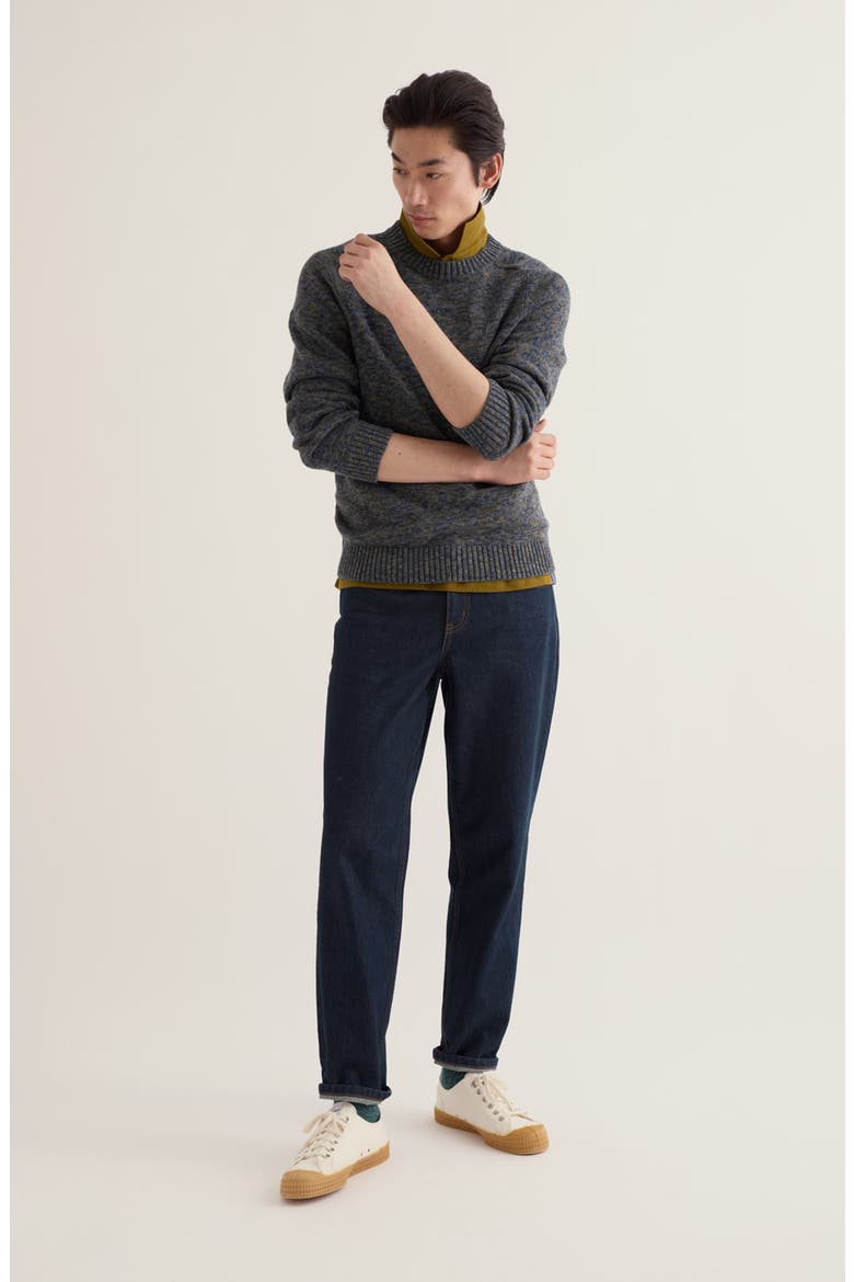 Neot Organic Cotton Crewneck Sweater, Alternate, color, BRIDGING SEA CAVE