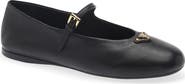 Prada Logo Leather Mary Jane