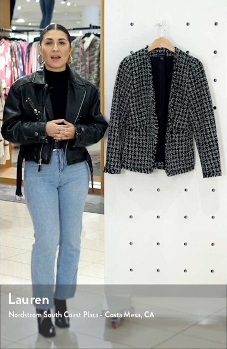 Open Front Tweed Jacket, sales video thumbnail