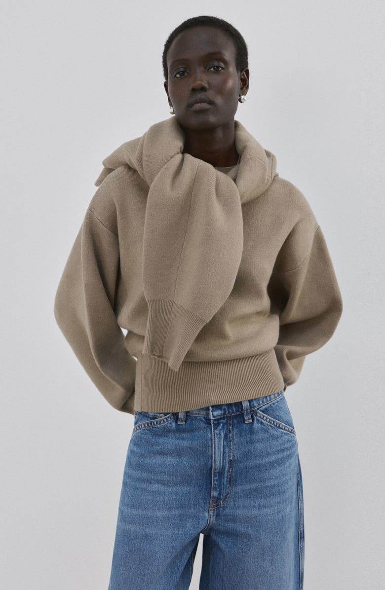 MANGO Mid Rise Balloon Jeans, Alternate, color, Medium Blue