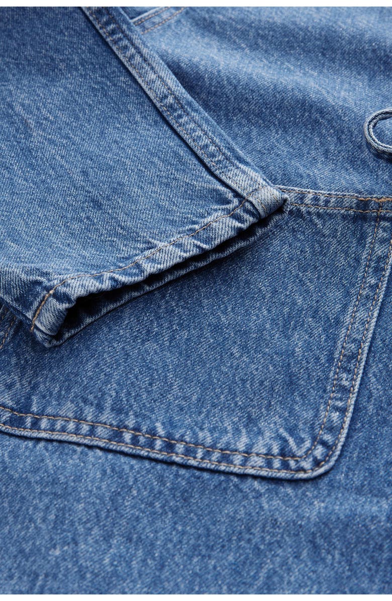 NEXT Front Tie Boxy Denim Jacket, Alternate, color,