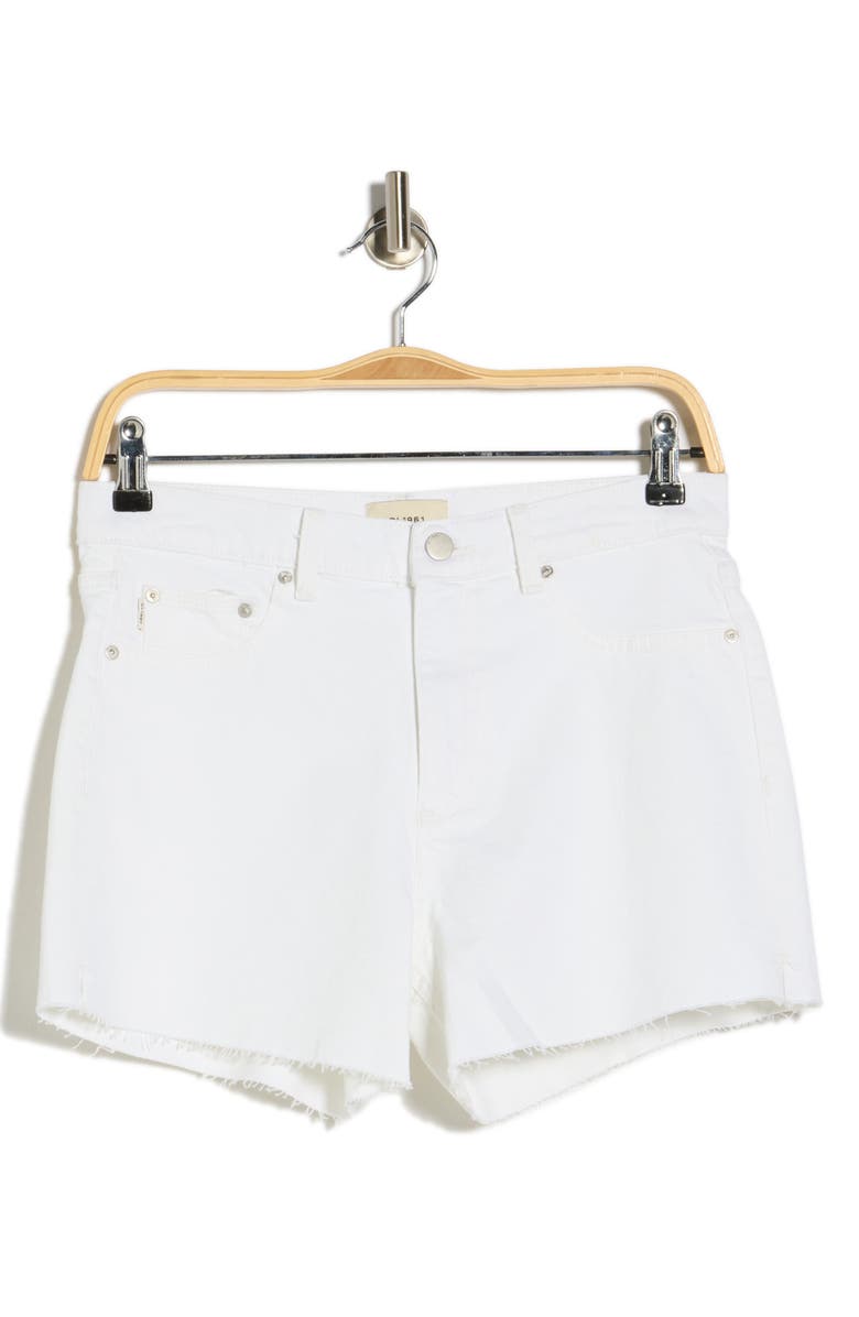 DL1961 Marion Denim Shorts, Main, color, White