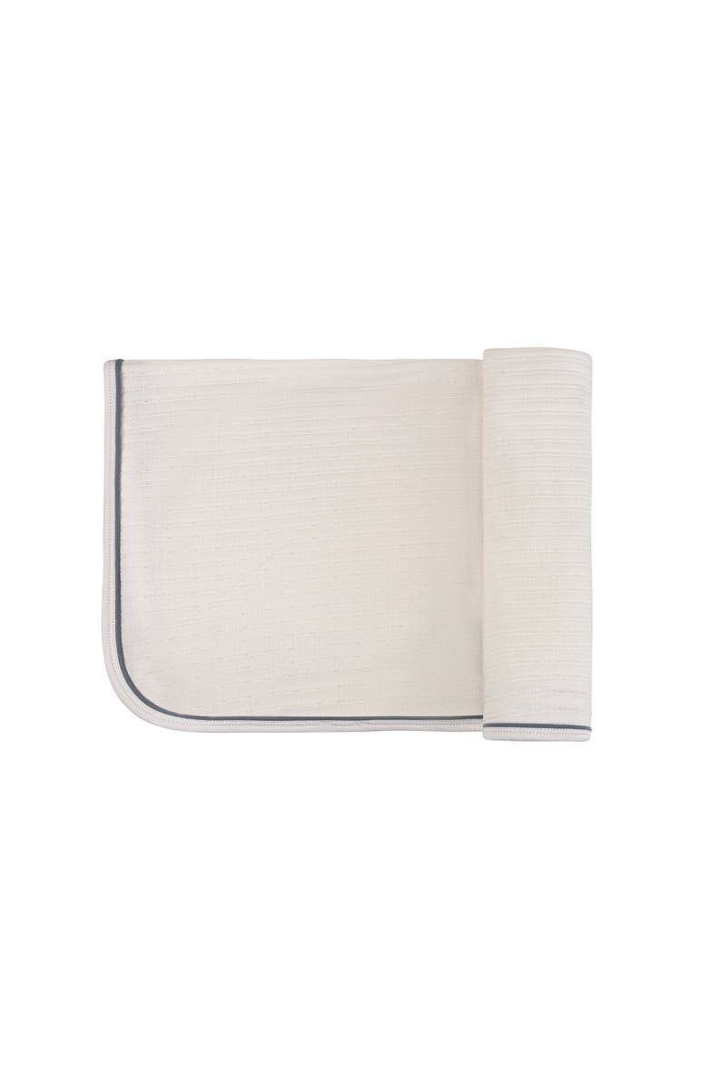 Ely's & Co. Looms Wave Collection - Pin dot Blanket, Main, color, Ivory Pin Dot