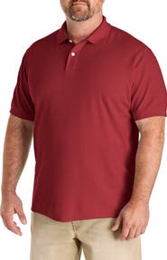 Harbor Bay by DXL Big & Tall Piqué Polo Shirt