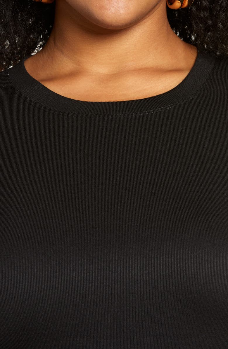 Open Edit Tie Side Long Sleeve Top, Alternate, color,