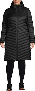 Lands' End Ultralight Packable Long Down Coat