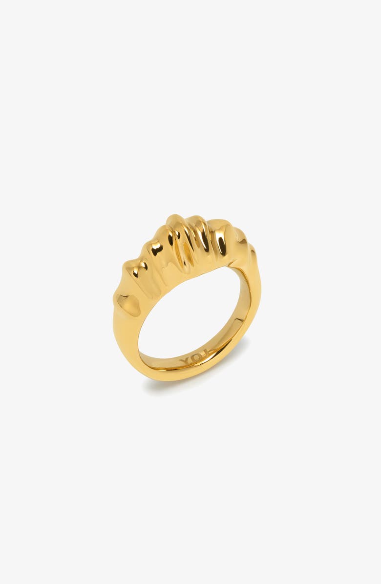 YOJ Coral Ring in Gold, Main, color, Gold