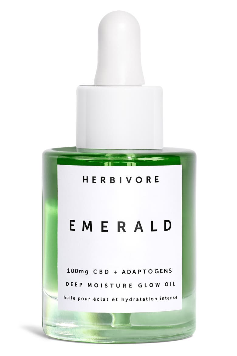 Emerald CBD + Adaptogens Deep Moisture Glow Oil, Main, color, NO COLOR