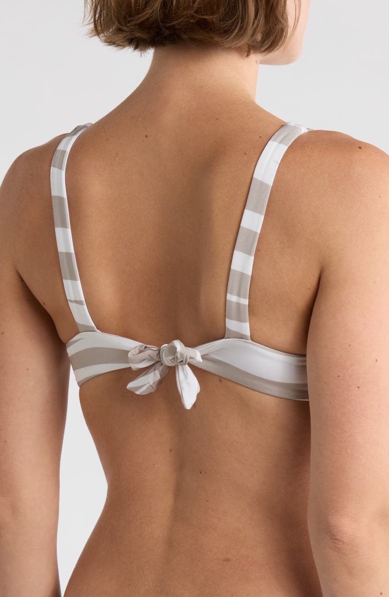 Vitamin A<sup>®</sup> Demi Underwire Bikini Top, Alternate, color, Multi Stripe