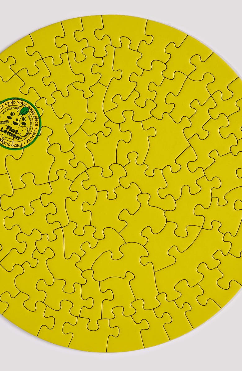 Le Puzz Flat Lemon 81 Piece Mini Jigsaw Puzzle, Alternate, color, NO COLOR