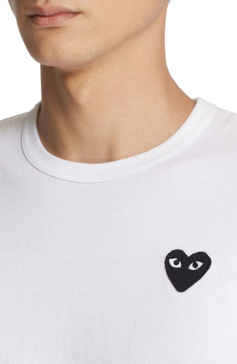 Comme des Garçons PLAY Logo Slim Fit Graphic T-Shirt, Alternate, color,