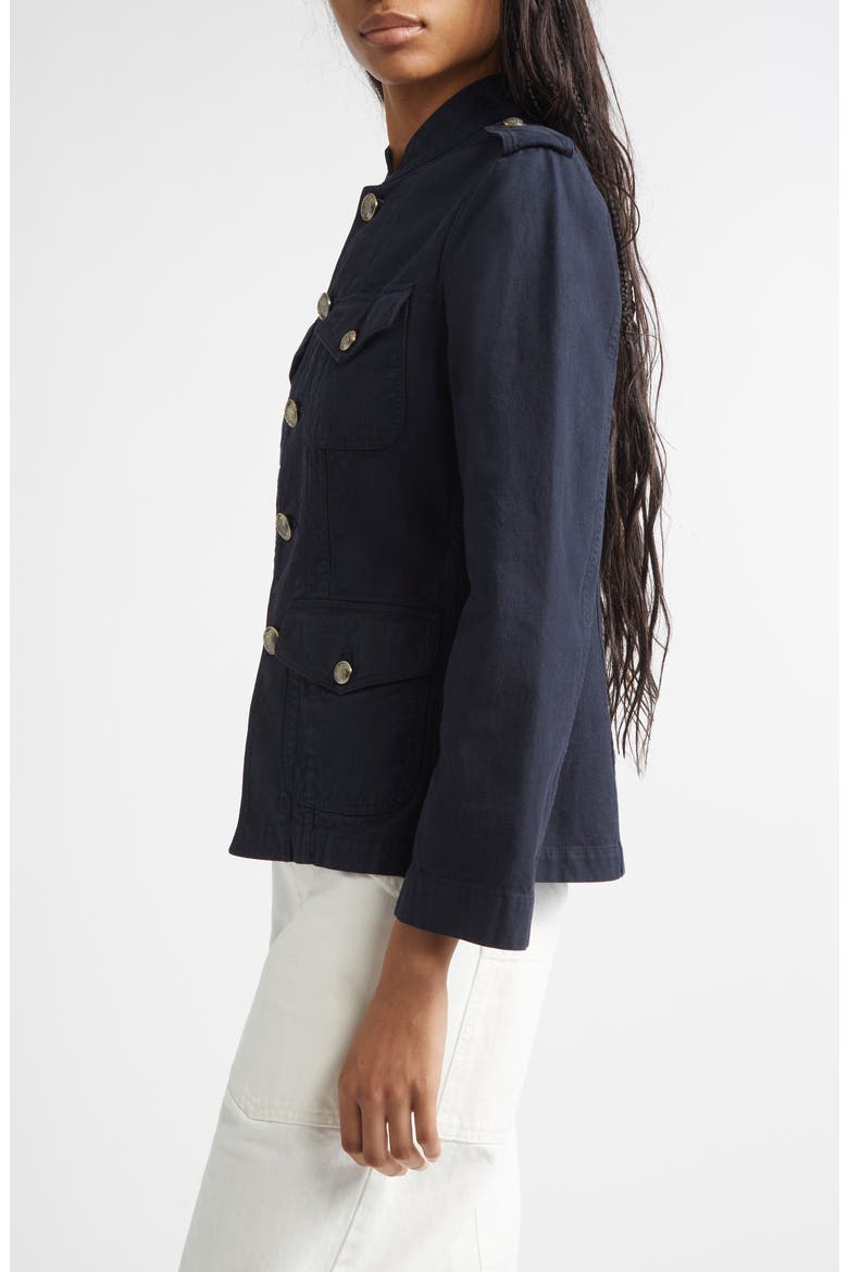 Raymond Military Cotton Jacket, Alternate, color, MIDNIGHT