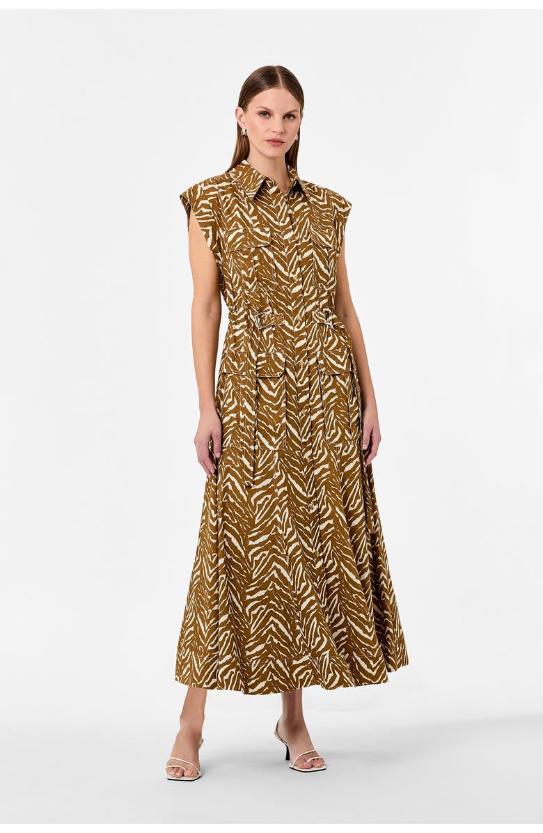 NICHOLAS Romina Dress, Alternate, color, Abstract Zebra