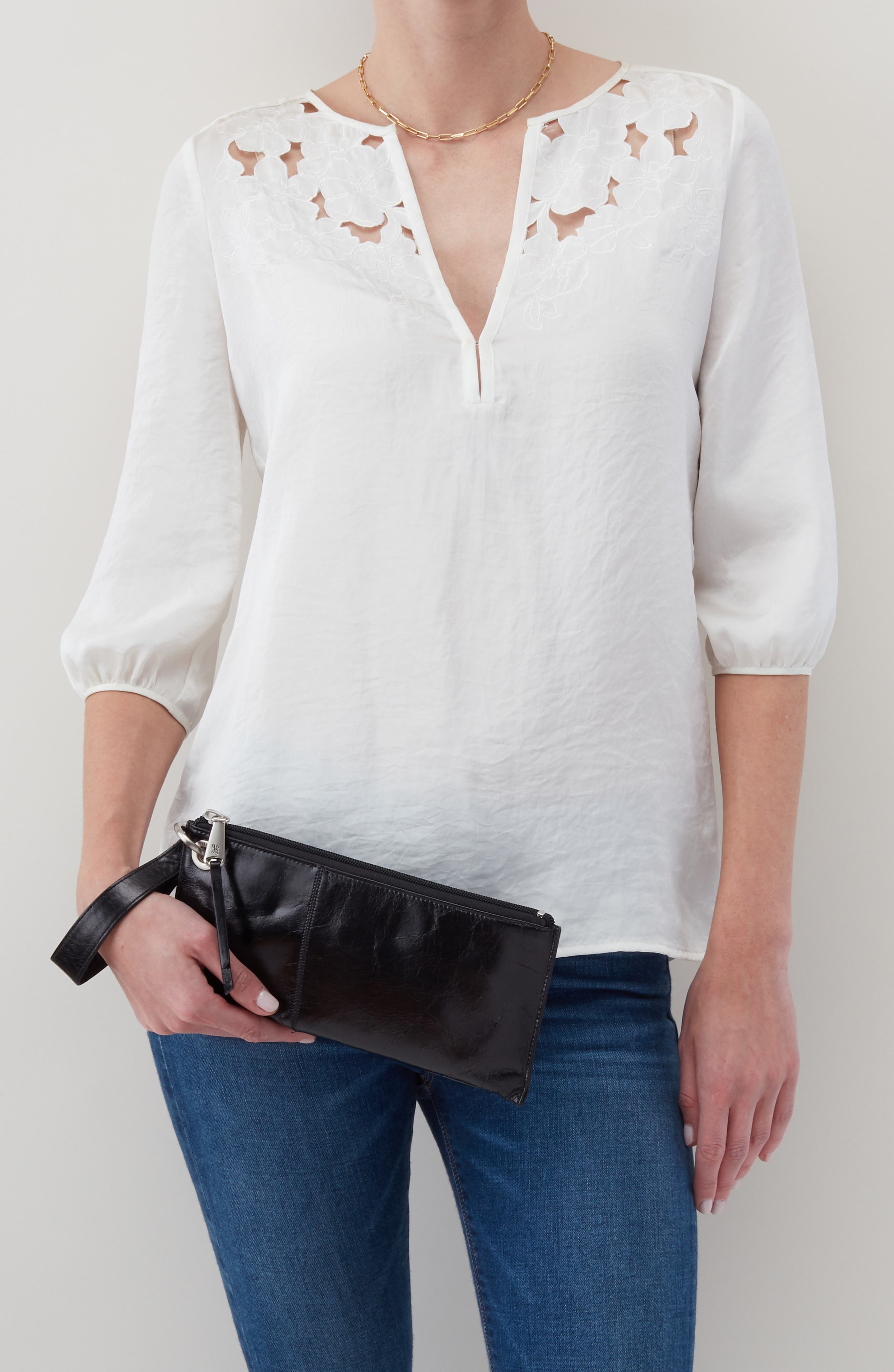 HOBO 'Vida' Leather Clutch, Alternate, color, 