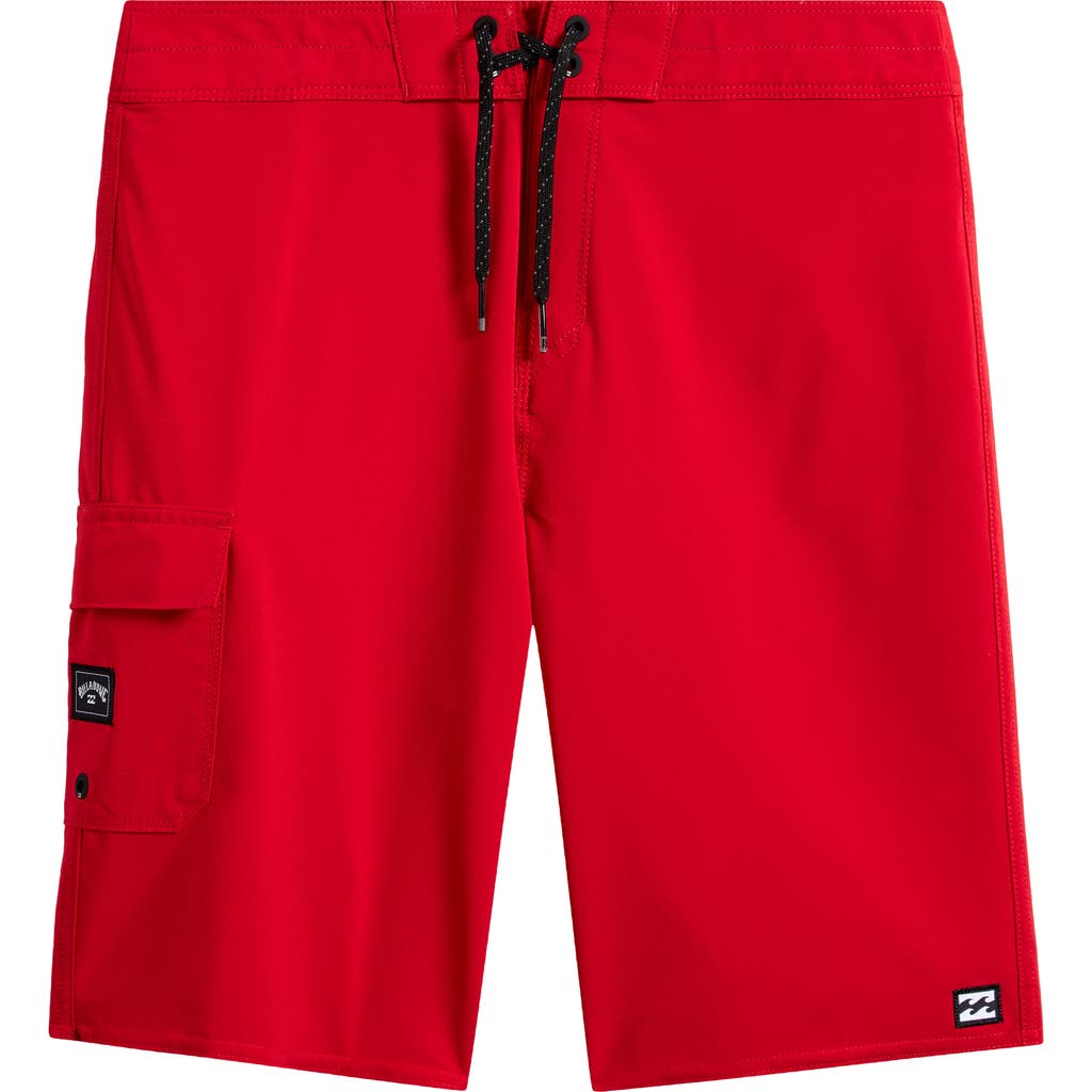 Billabong Kids' Solid Board Shorts In Red