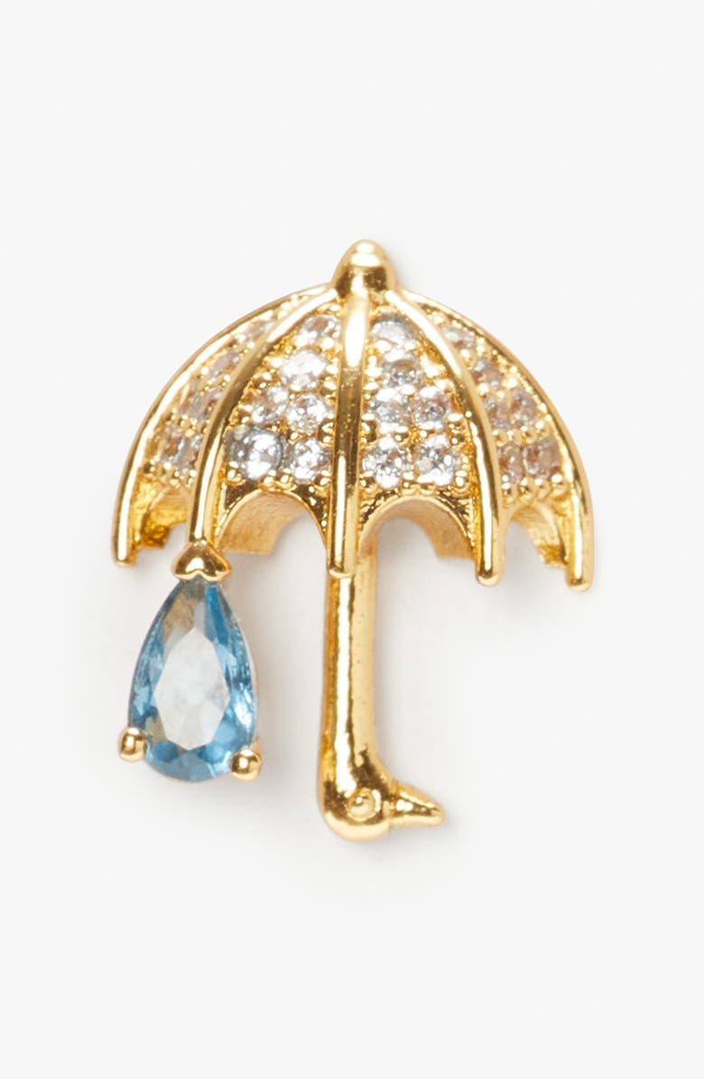 Kate Spade New York Pavé Umbrella Stud Earrings, Alternate, color,