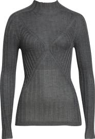 Jil Sander Cashmere & Silk Rib Sweater