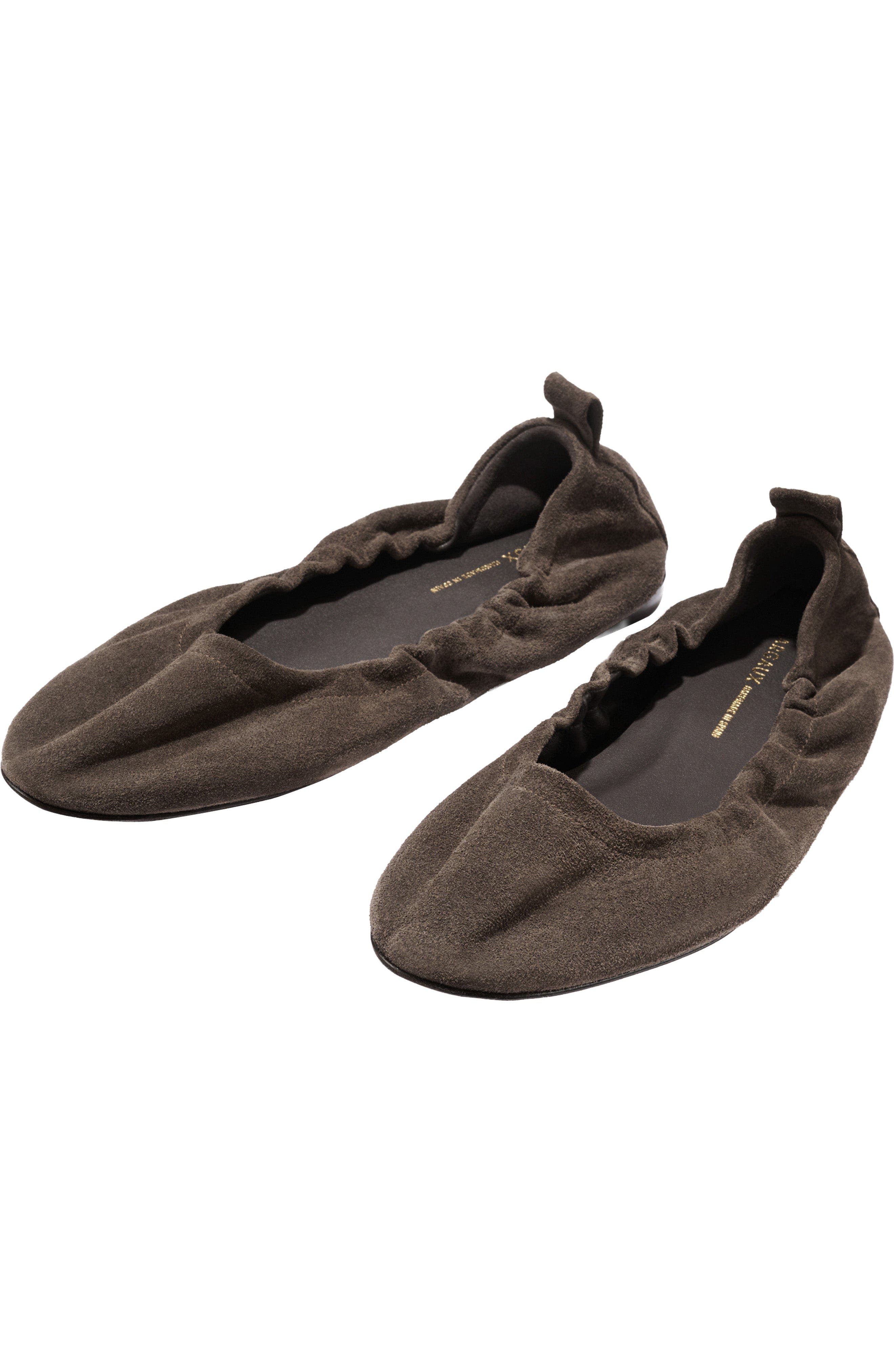 The Pascale Flat, Alternate, color, English Brown Suede