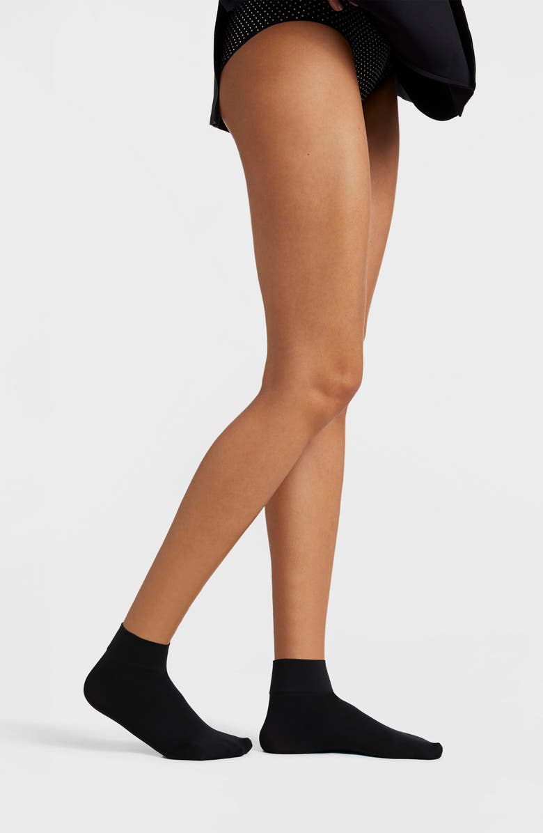 Commando Opaque Ankle Socks, Main, color, 