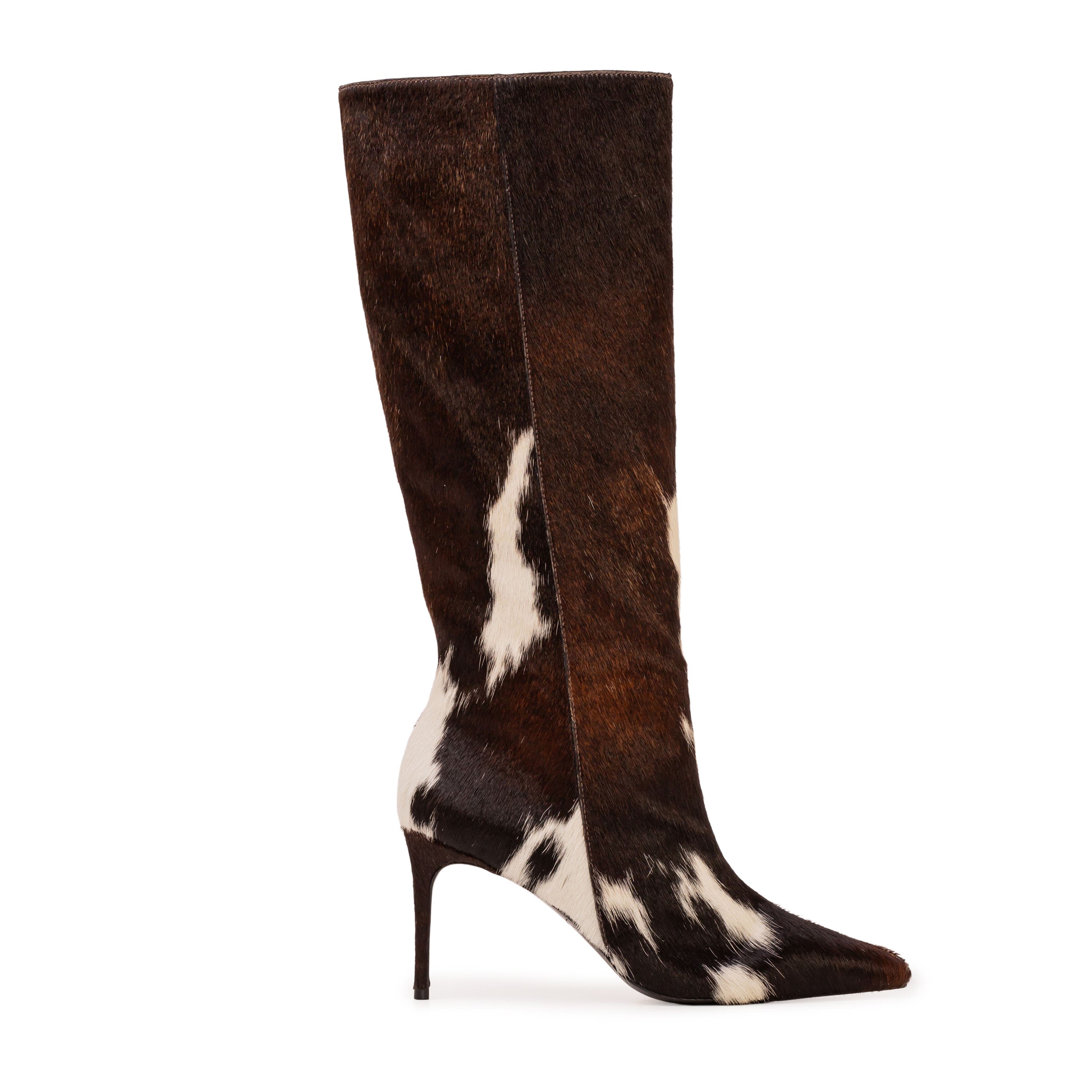 BLACK SUEDE STUDIO Ember 80 Cowhide Boot, Main, color, 